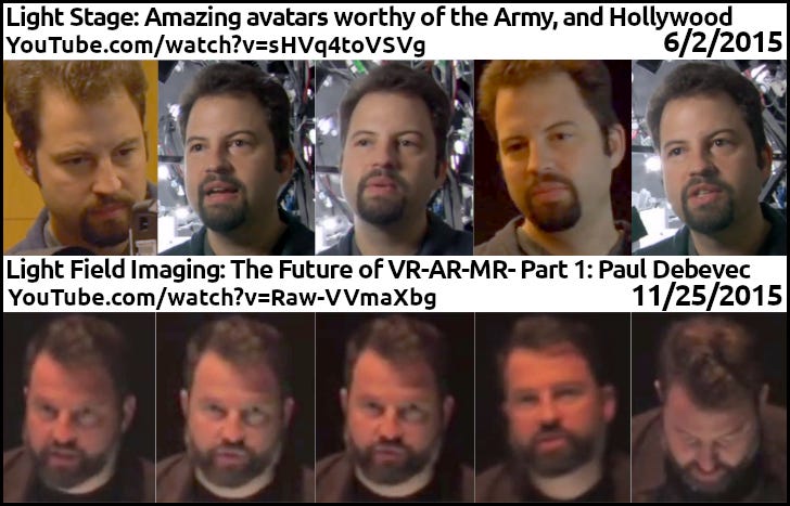 Debevec age progression 3 — Light Stage and VES panel side by side