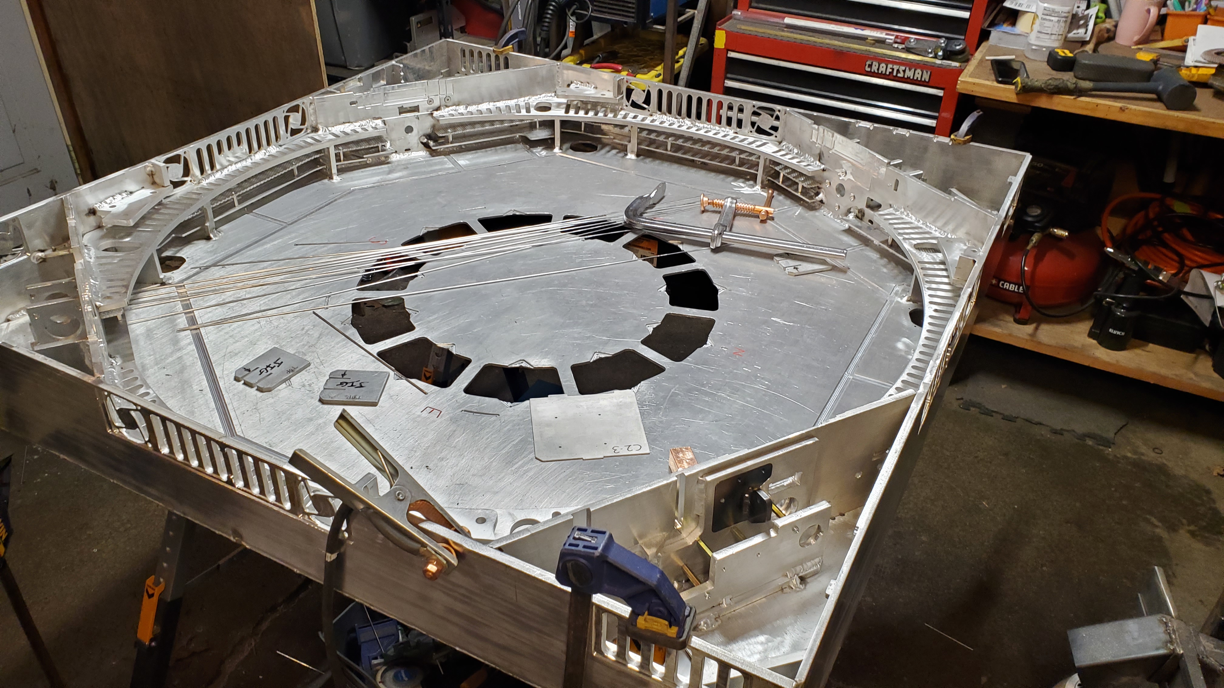 Special operations equipment on InfiniSet prototype